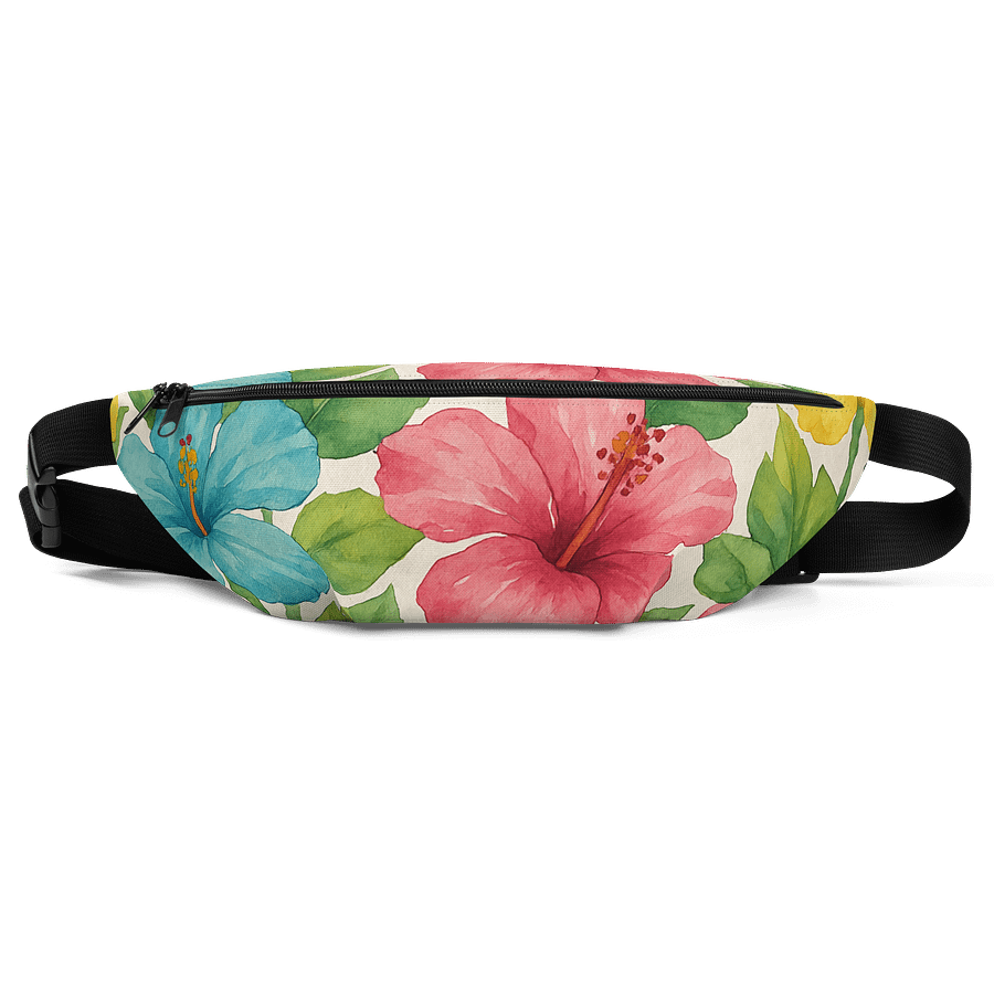 Hawaiian Floral Fanny Pack (Waist Bag) product image (1)