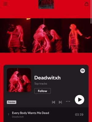 Your Deadwitxh hub is live and available. I am so excited to open up this part to you 🖤  • #deadwitxh #website #merch #epk #shows #musician #metalcore #michiganmetal #fourthwall #rage 