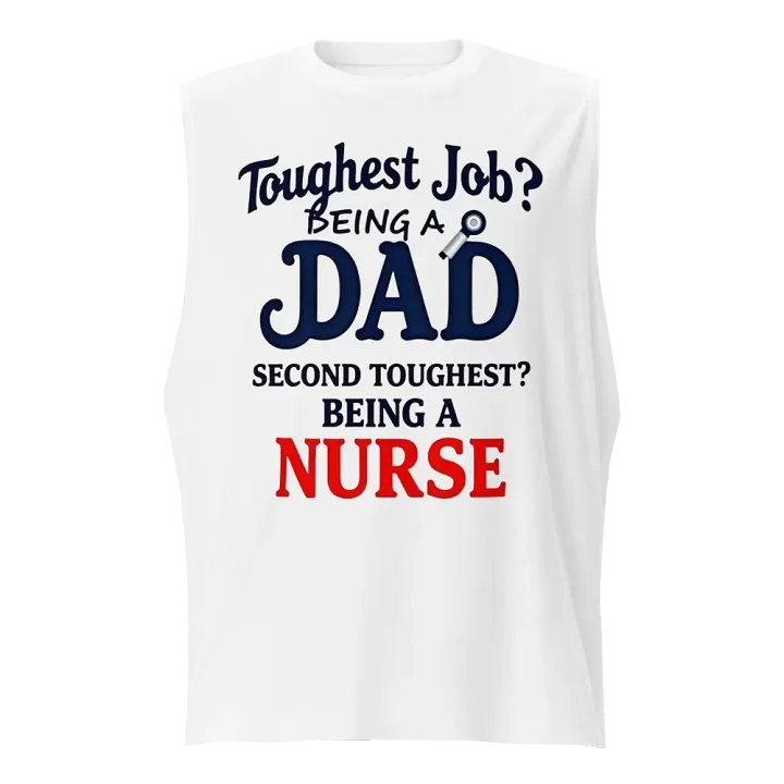 Dad: Toughest Job Muscle Tank product image (1)