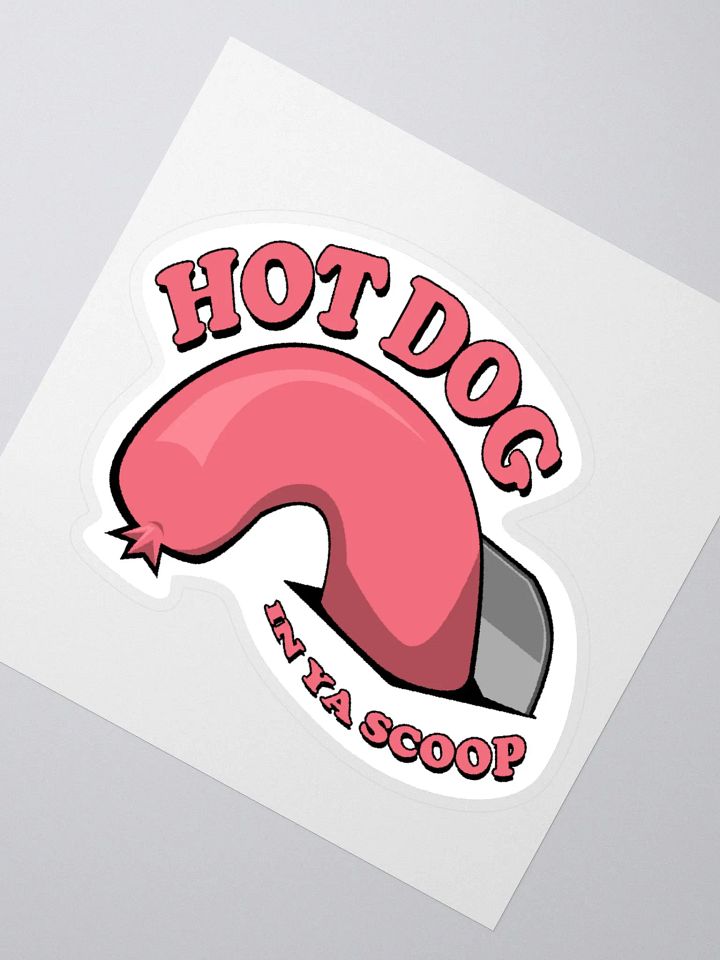 Hot Dog in Ya Scoop Sticker product image (6)