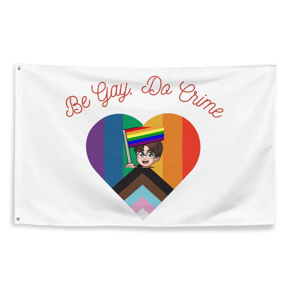 Be Gay, Do Crime Flag product image (2)