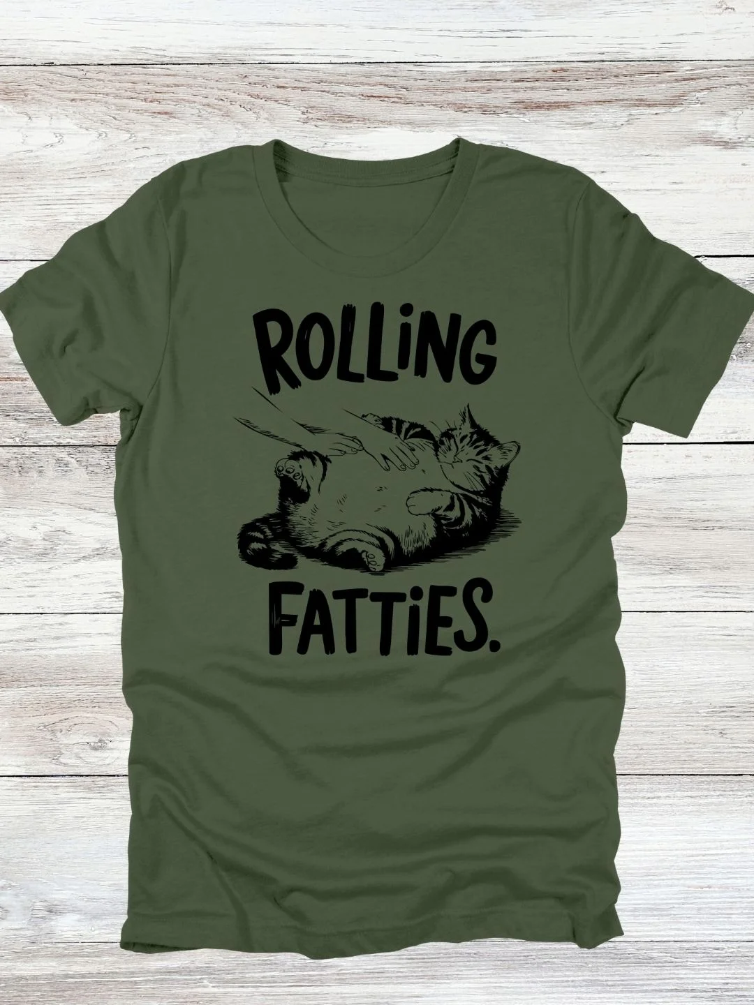 Rolling Fatties Cat T-Shirt product image (22)
