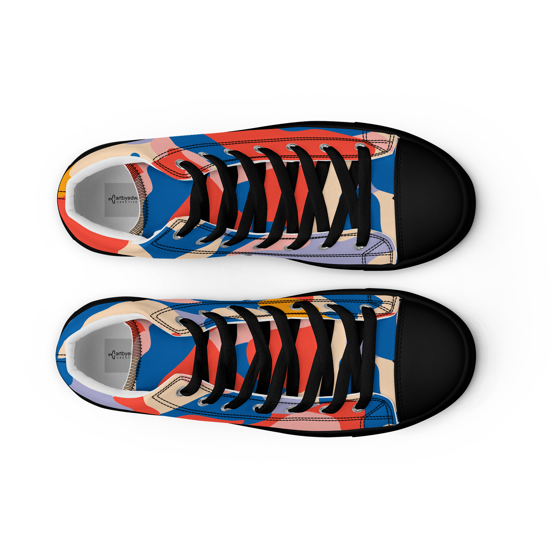 Colorful Chaos Women's High Tops product image (12)