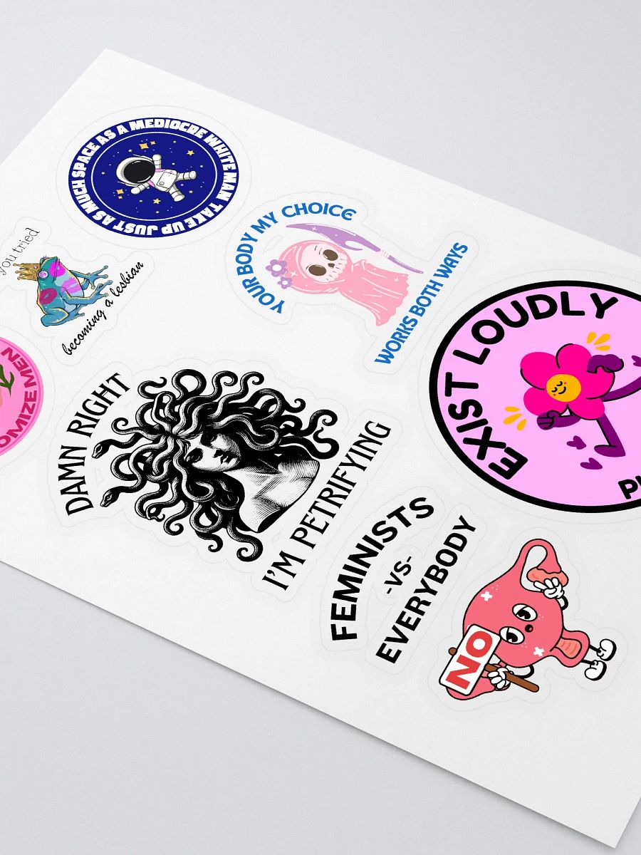Feminist Motivation Sticker Sheet product image (2)