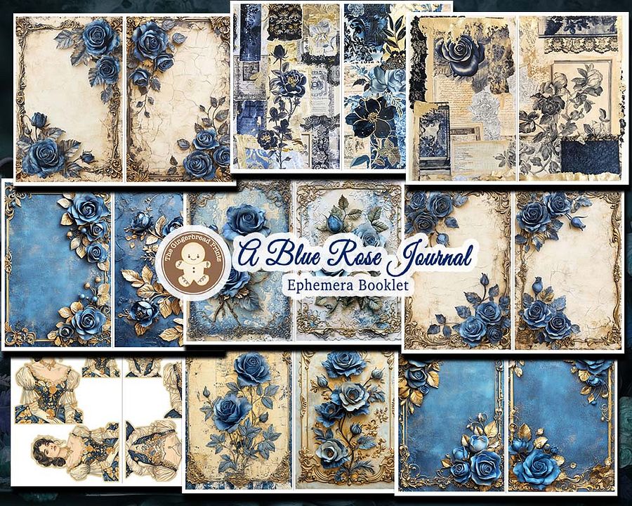 A Blue Rose Journal Vol.2 3-in-one Jumbo Collection Digital Kit product image (3)
