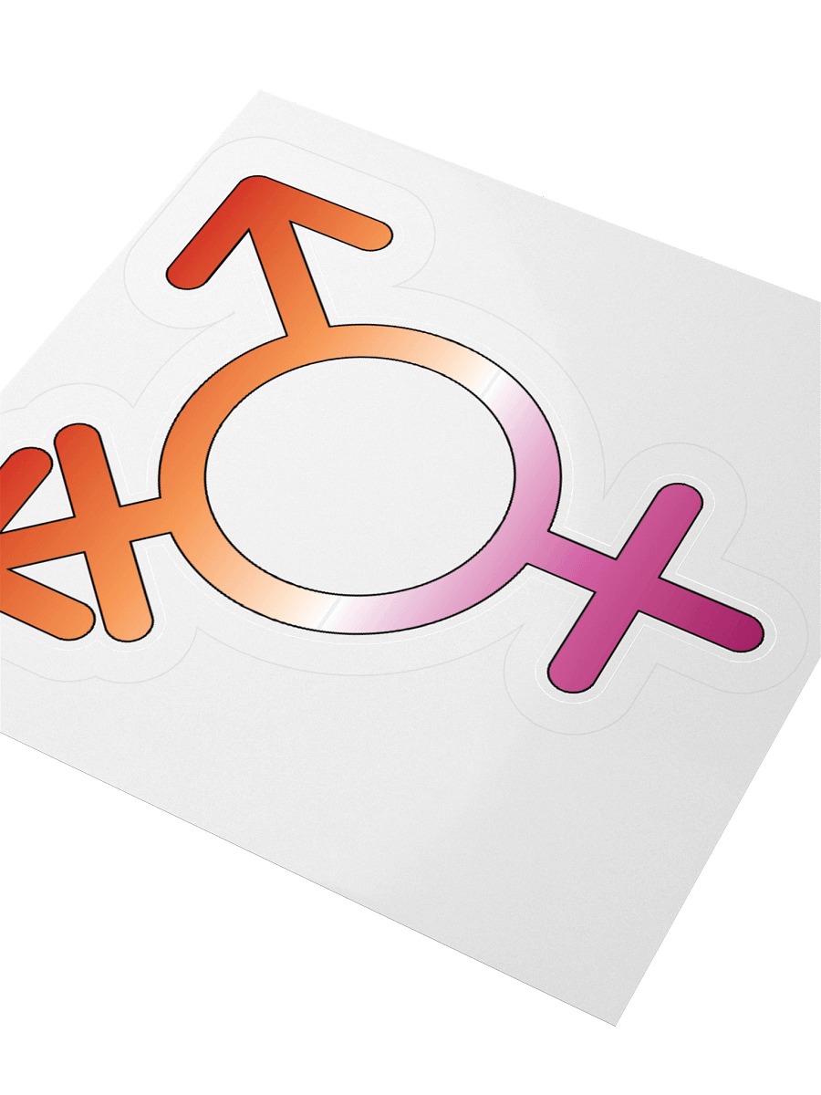 Lesbian Transgender Symbol Sticker product image (7)