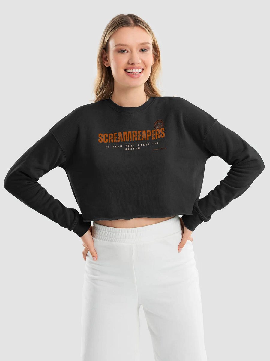 Official Scream Reaper Crop Top Sweatshirt product image (9)