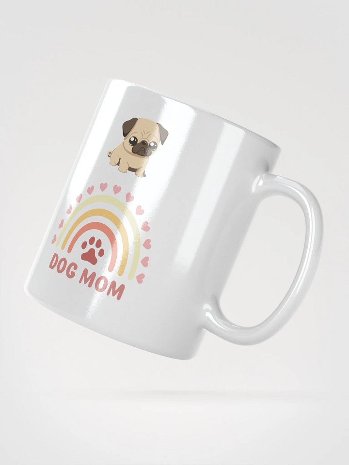 Rainbow Pug Dog Mom Mug product image (2)
