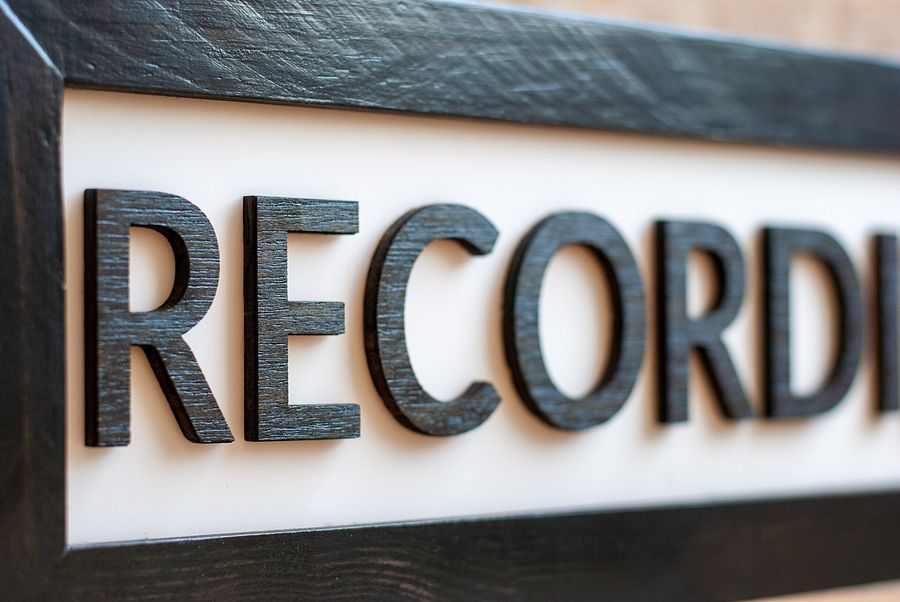 Recording Light LED Lightbox Sign for Music Studio & Podcast Room product image (6)
