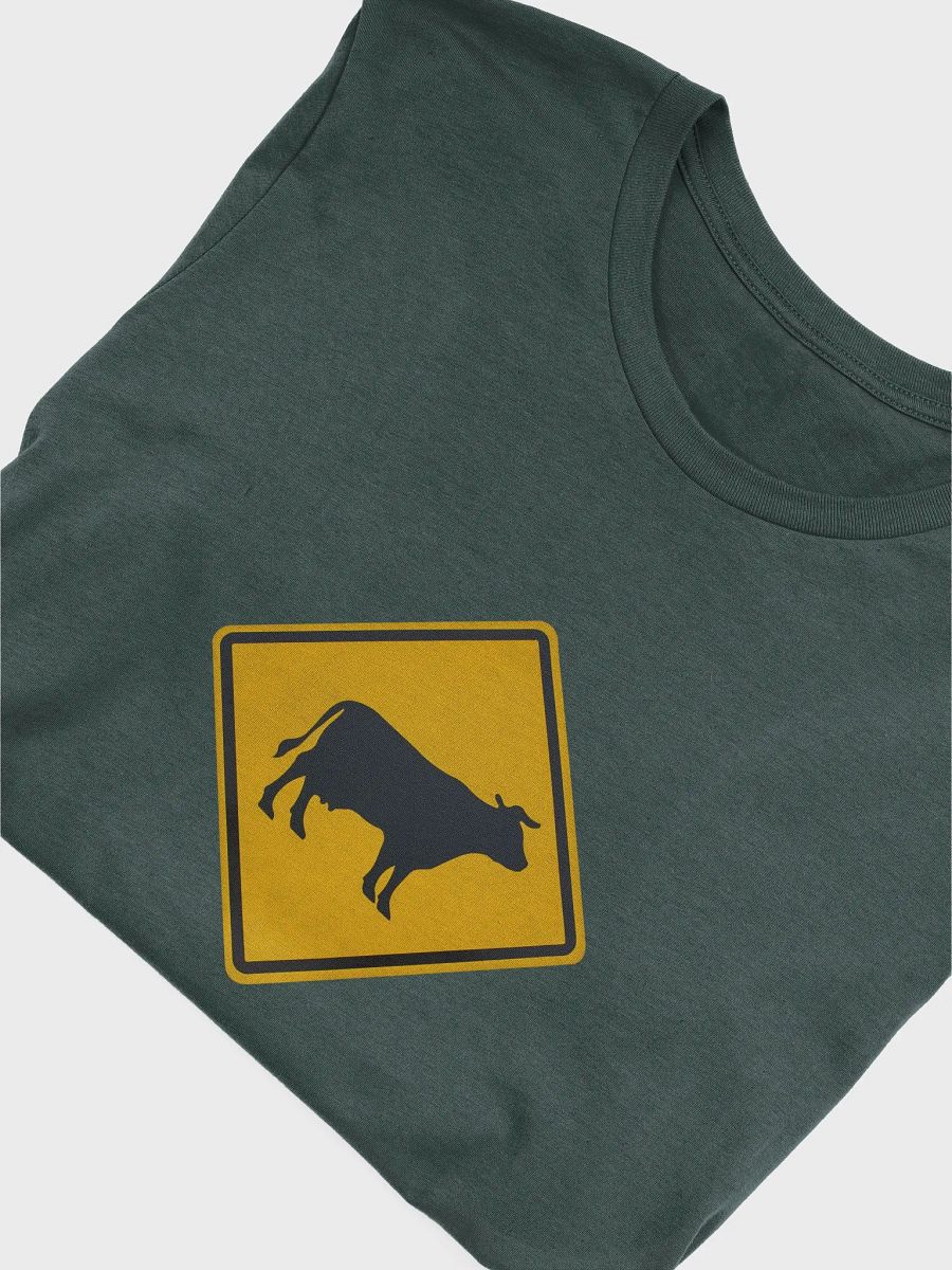 "cow crossing sign" t-shirt product image (3)