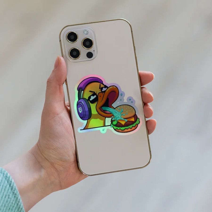 Quack Attack Holographic Sticker Sheet product image (8)