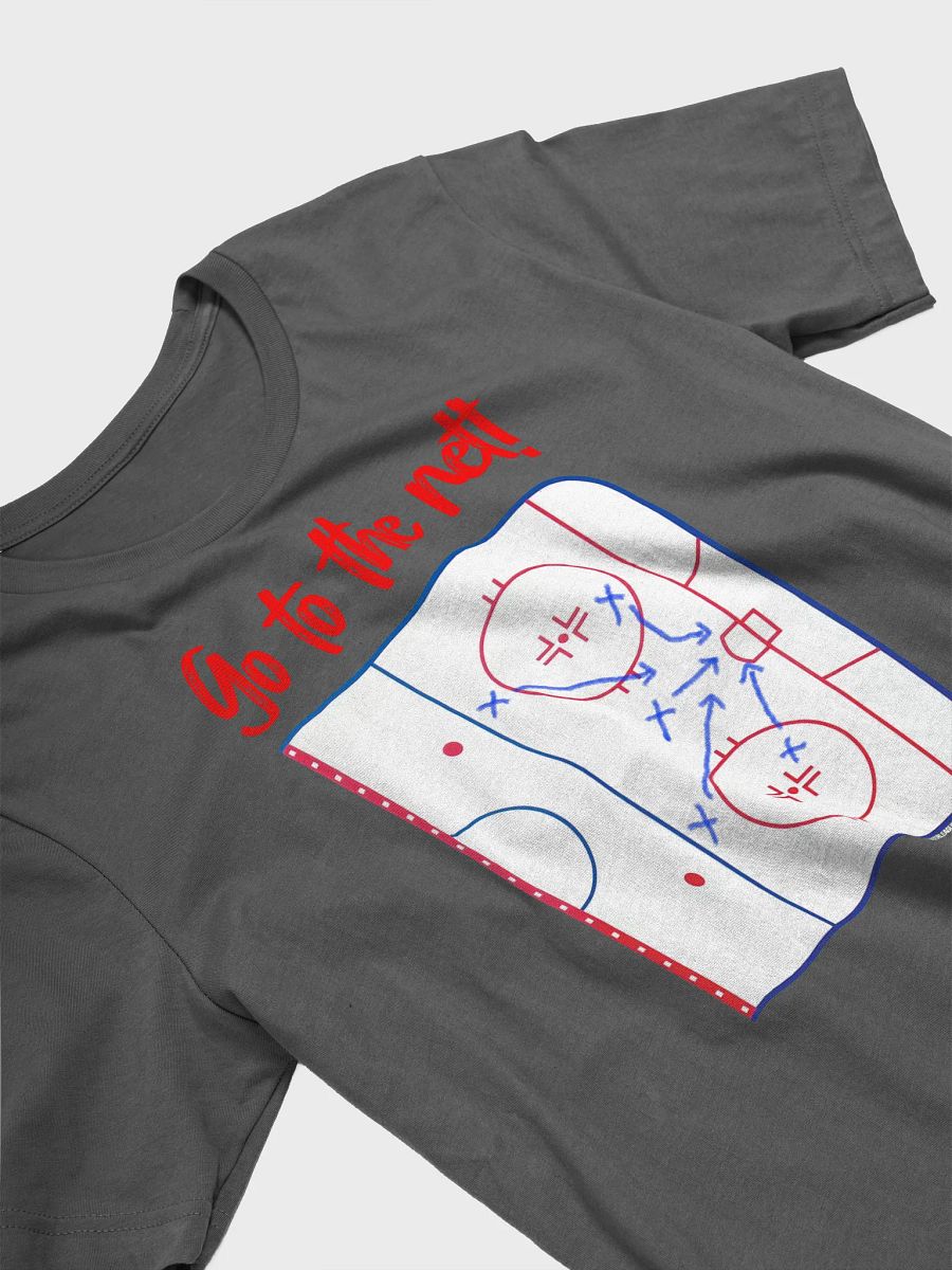 Funny Hockey T-Shirt - Go to the Net - Beer League Hockey Shirt for Men – Gift for Hockey Players & Net Front Guys product image (4)