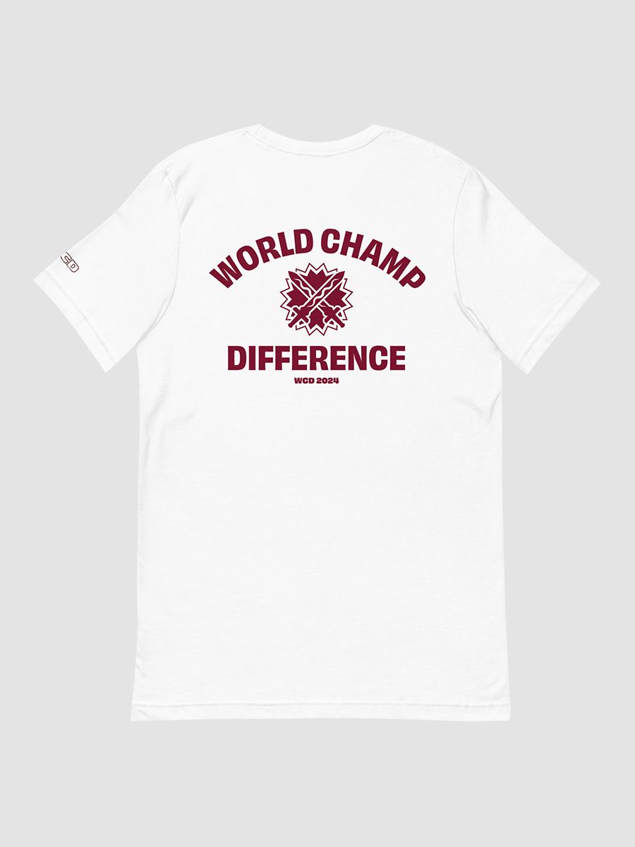 WolfeyVGC World Champ White Shirt - Maroon product image (4)