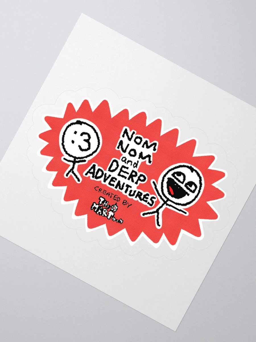 Nom Nom and Derp Adventures! (STICKER) product image (8)