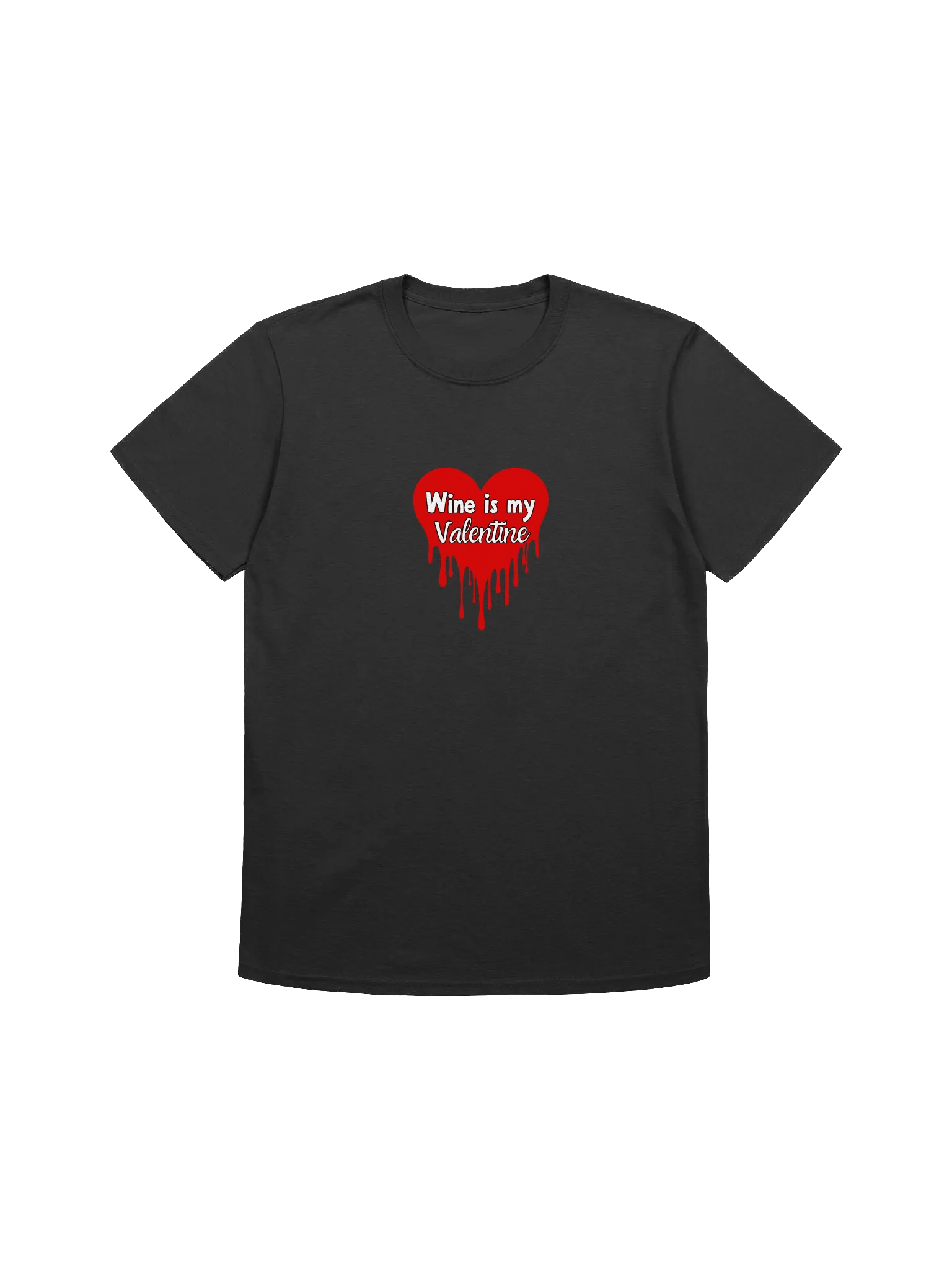 Wine Lover Valentine’s Day Unisex T-Shirt product image (1)