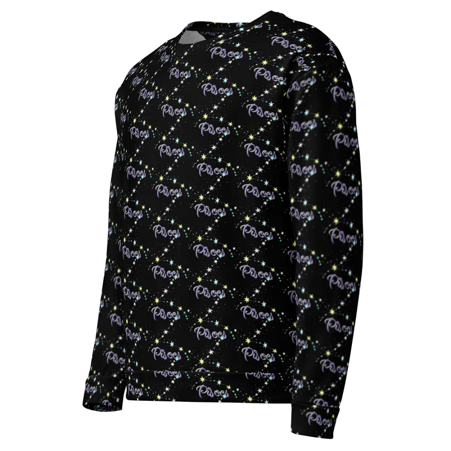 Pisces, Constellation, Black Sweatshirt product image (3)
