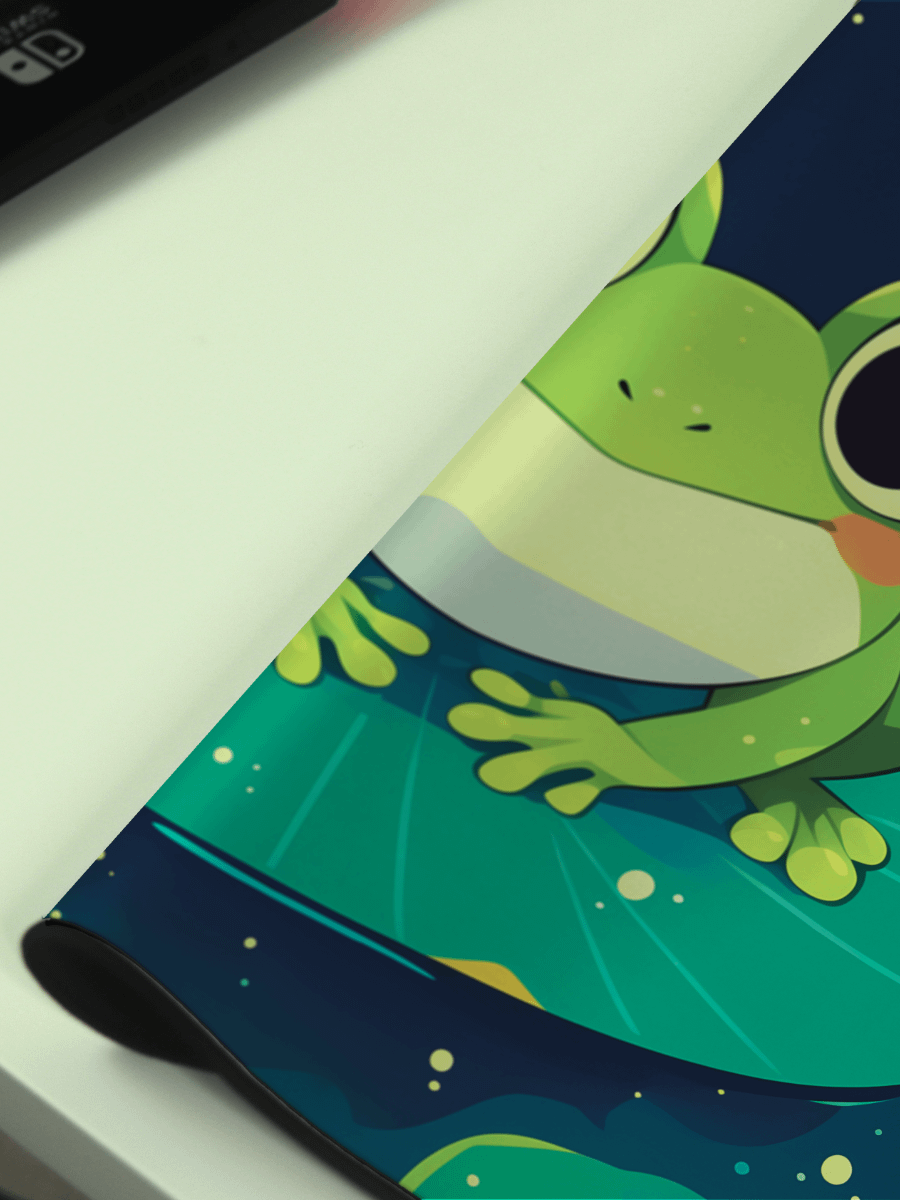 frog on lilypad mousepad product image (4)