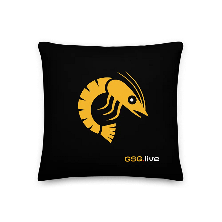 Premium GSG.live Shrimp & Pattern Studio Pillow product image (1)