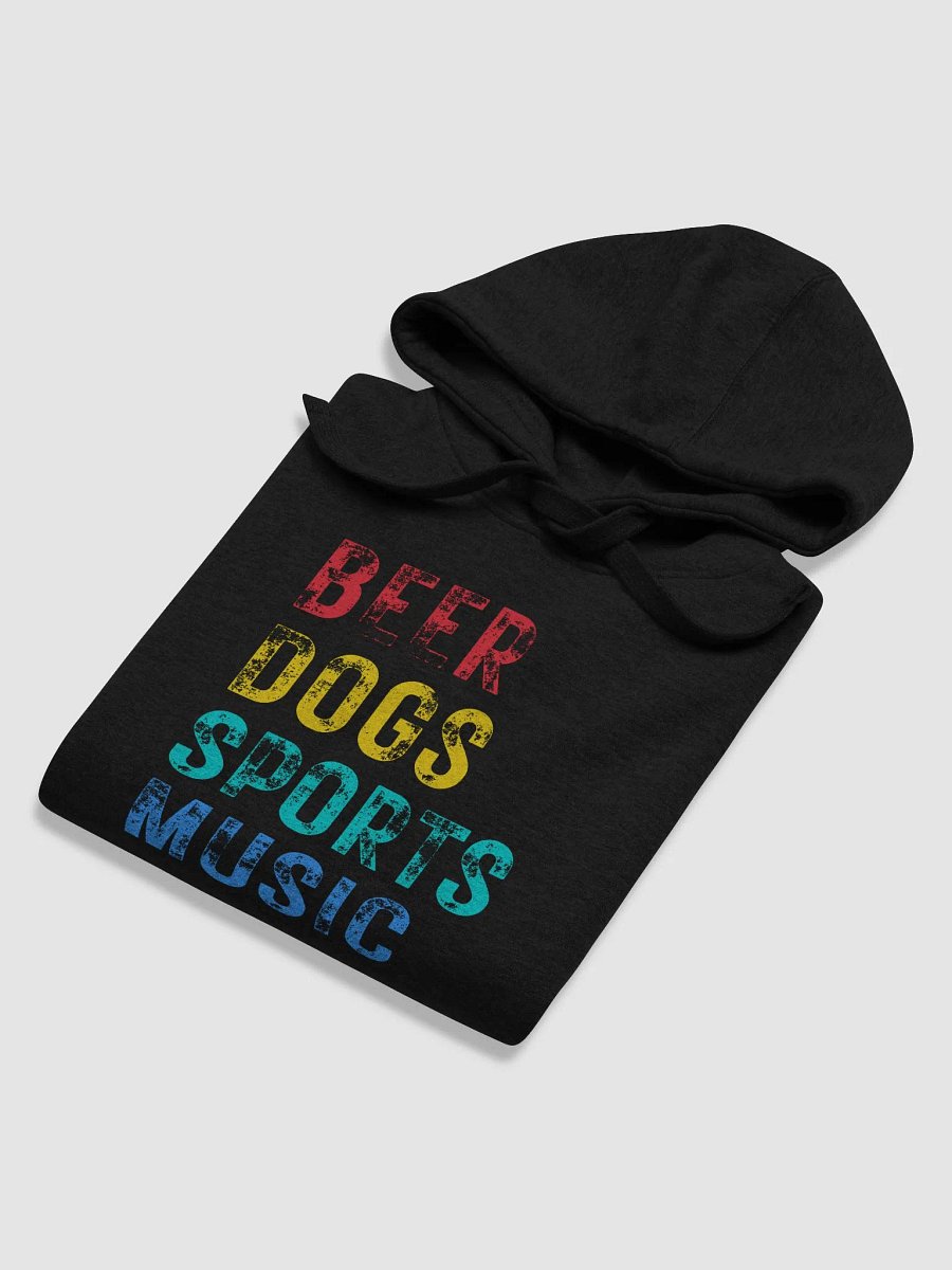 Beer Dogs Sports Music Hoodie – Fun Outrageous Color Blast BDSM Gift product image (3)