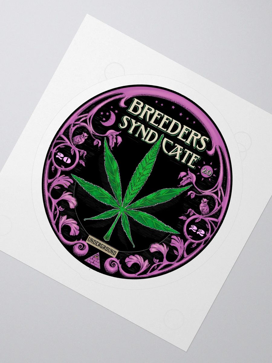 Breeders Syndicate Podcast Classic Logo Sticker 3 Sizes product image (6)