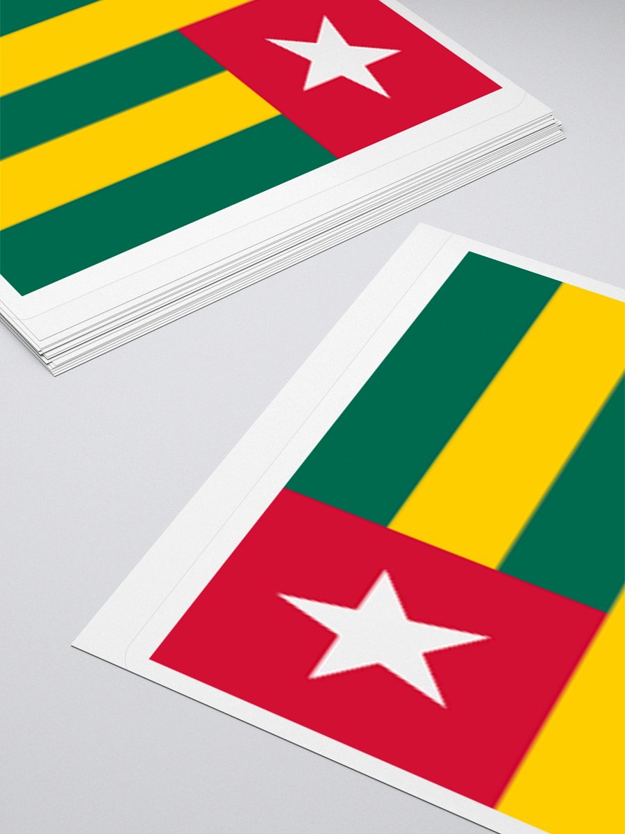 Togo Flag Sticker - Exclusive Vinyl Design for National Pride product image (12)