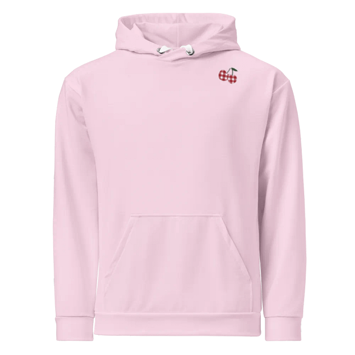 Pink Gingham Cherry Hoodie product image (1)
