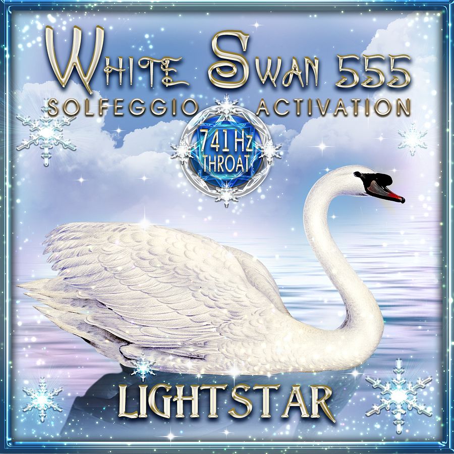 741 Hz Throat Solfeggio Chakra Activation Music (White Swan 555) product image (1)