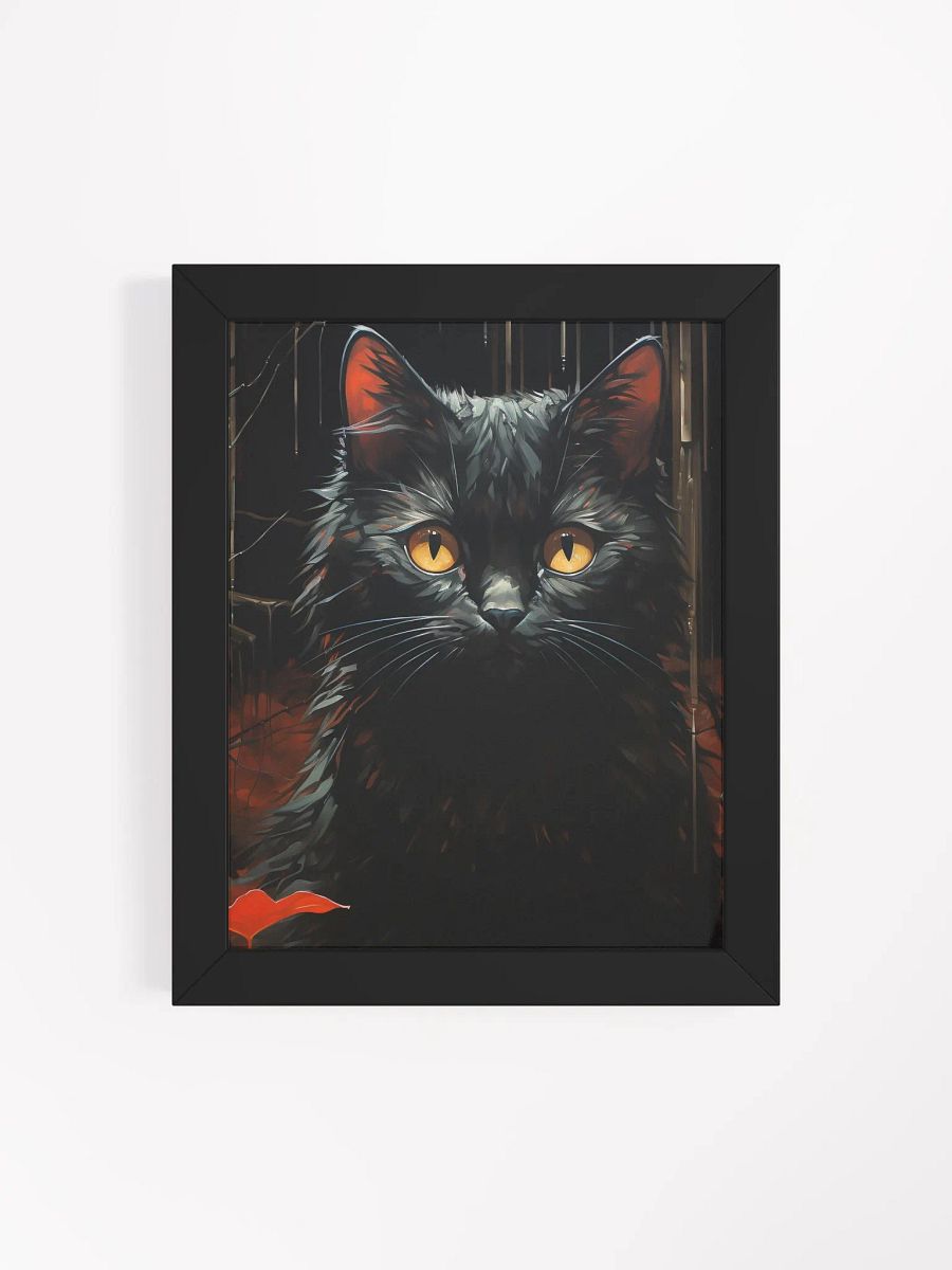 Mystical Feline Gaze Framed Art product image (4)
