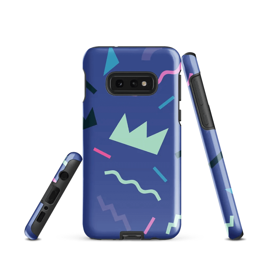 Playful Geometric Waves Samsung® Case product image (1)