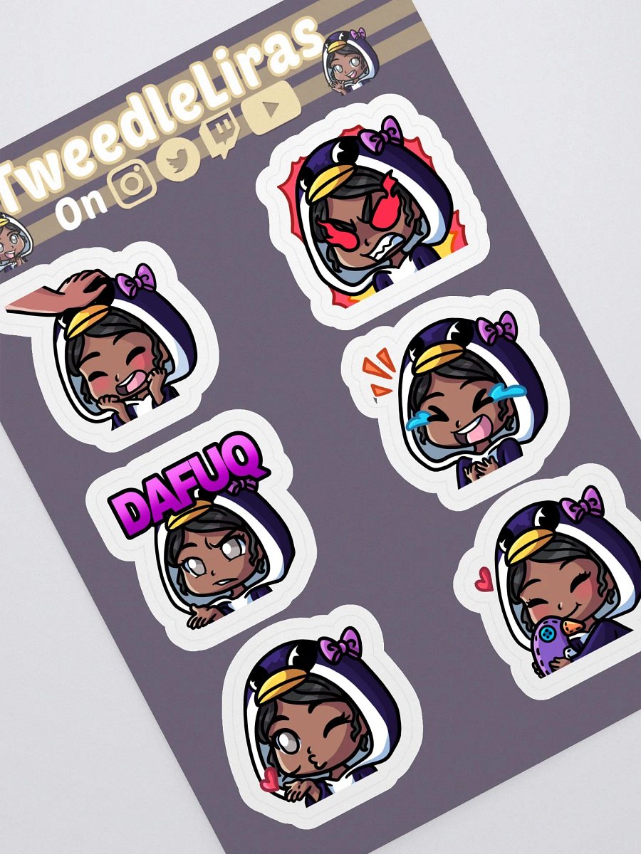 TweedleLiras 1.0 Emote Sticker pack product image (2)