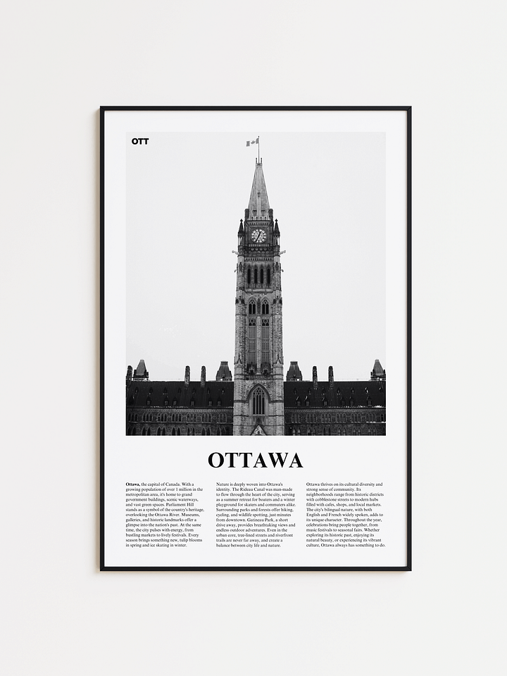 Ottawa 01 Newspaper Poster product image (1)