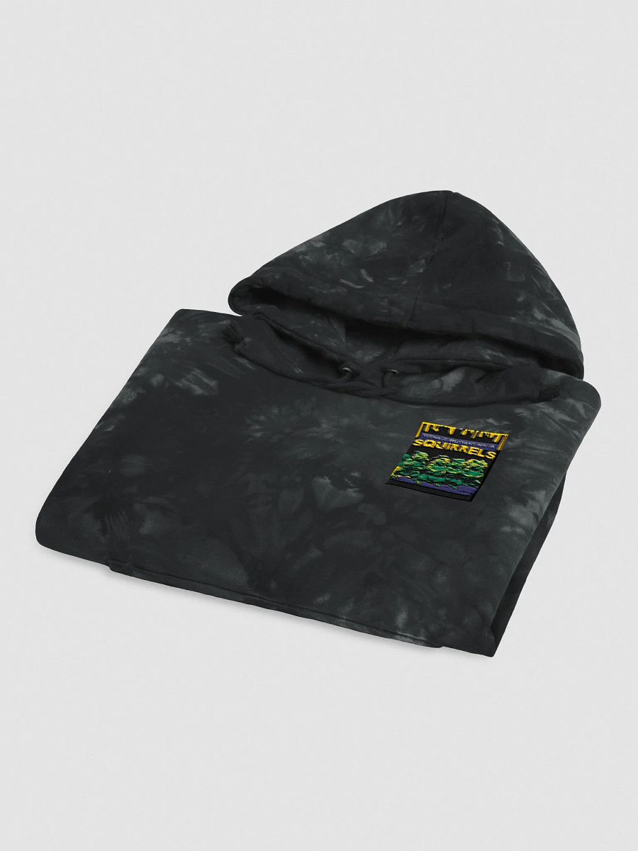 Ninja Squirrel Madness Tie-Dye Hoodie ULTRA PREMIUM AND EMBROIDERED product image (4)