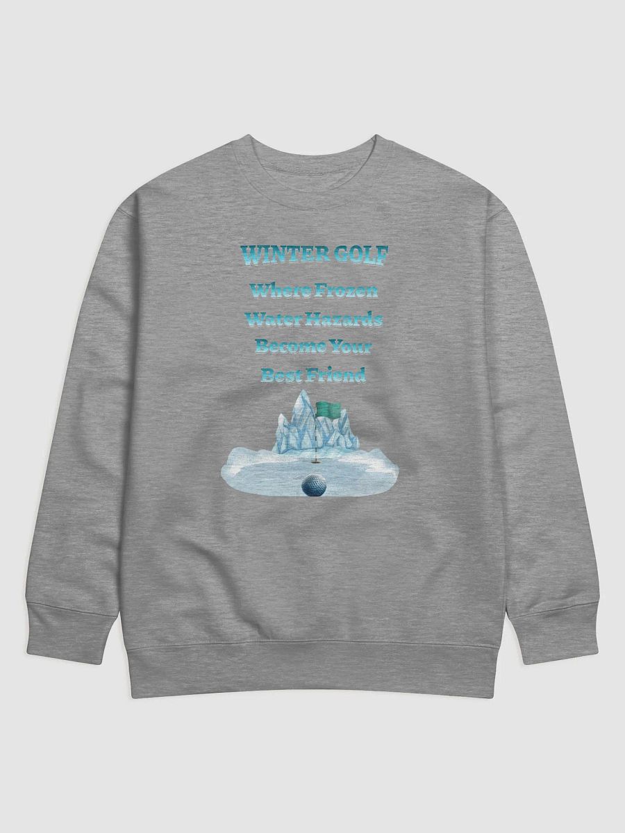 Winter Golf Funny Golfing Scene Sweatshirt product image (12)