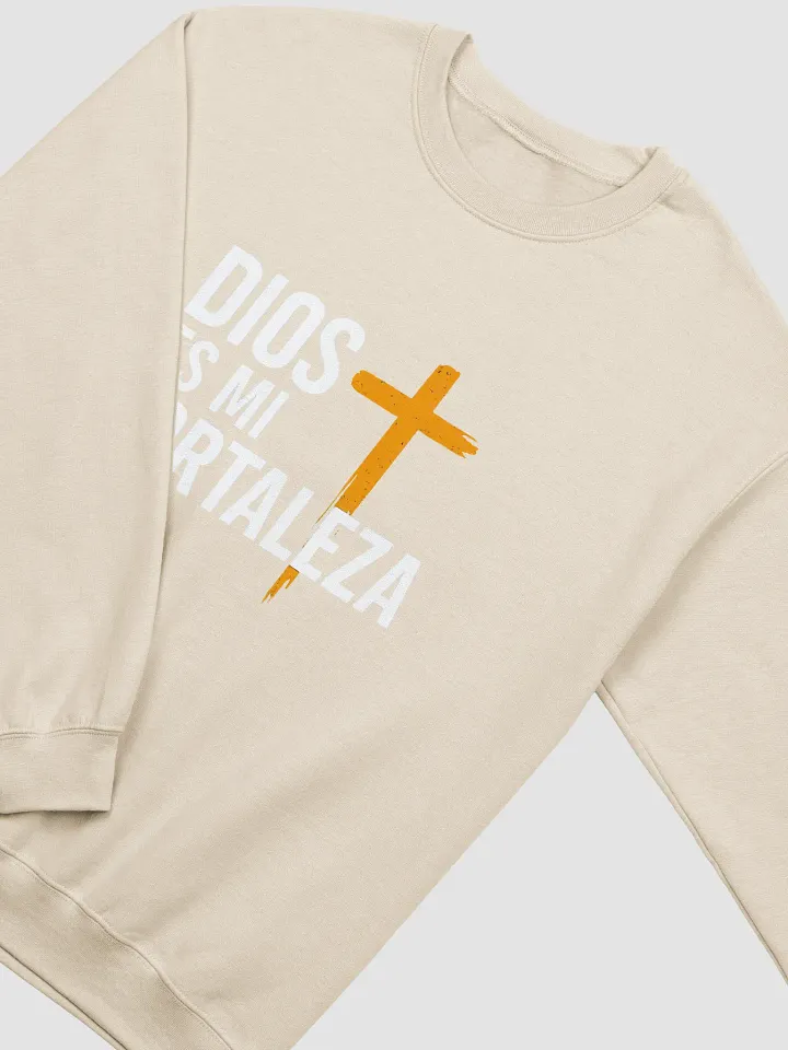 Sudadera Unisex Cuello Redondo | Dios es mi Fortaleza product image (10)