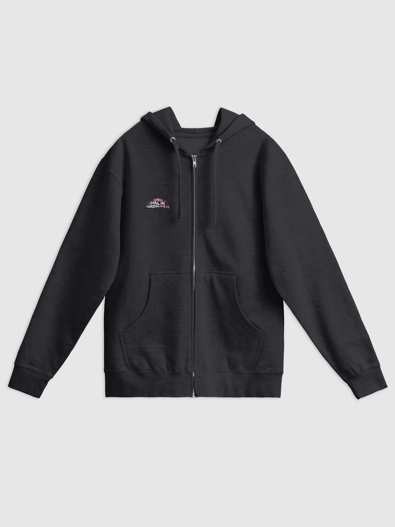Malinmakesamess - Zip up hoodie (small logo front) product image (1)
