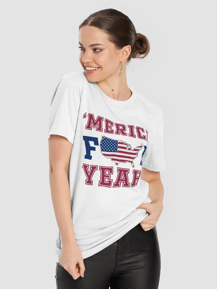 Patriotic- Tshirt Featuring 'Merica F**k Yeah product image (2)