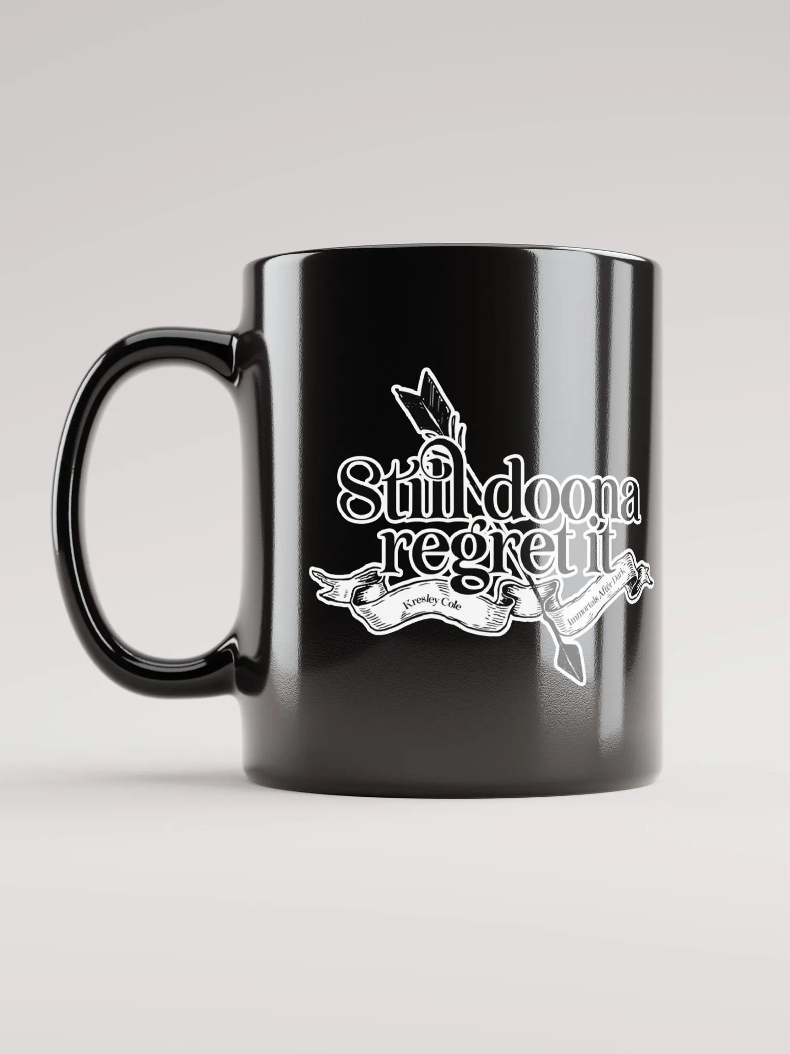 Still Doona Regret It Black Mug product image (11)