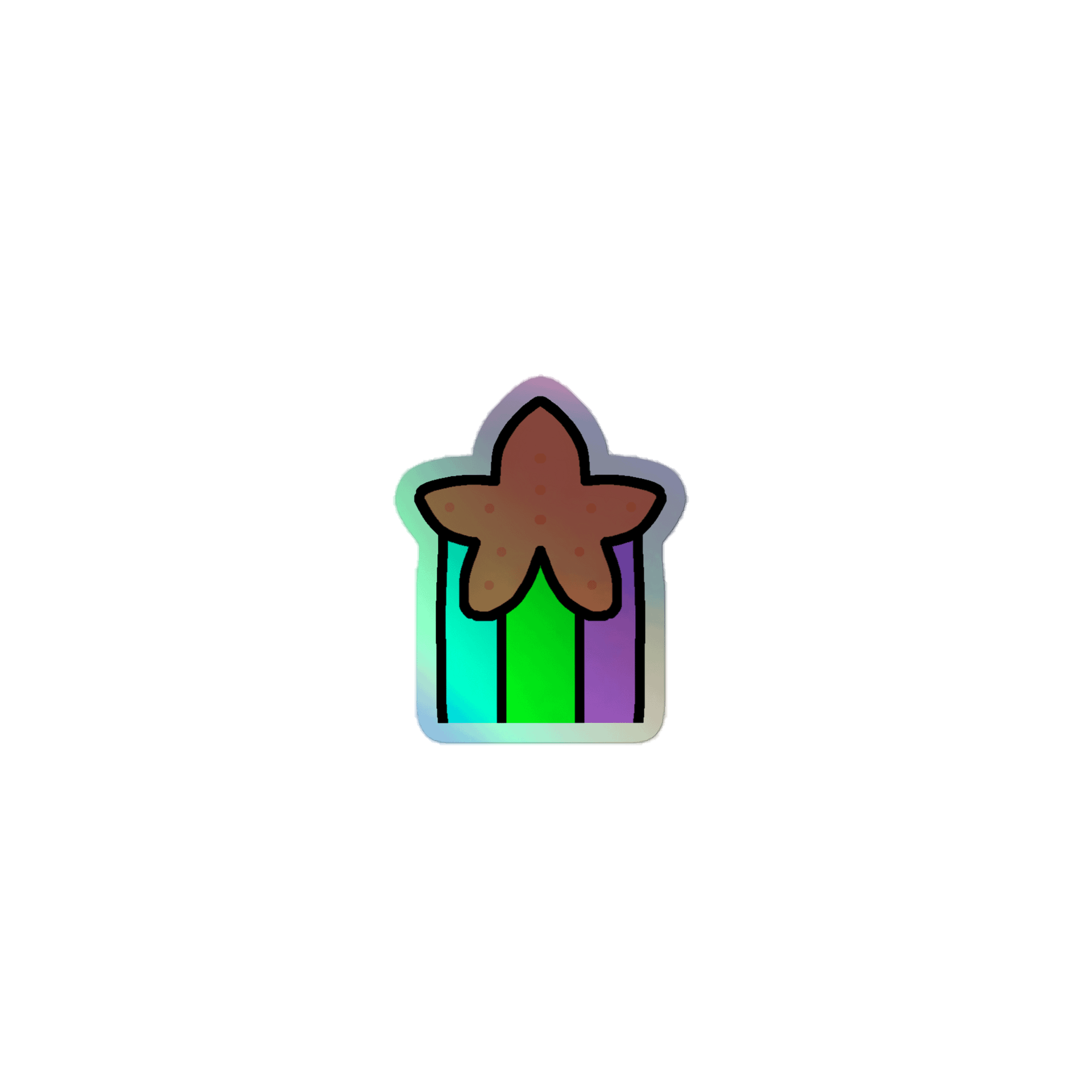 Starstruck holographic sticker product image (1)
