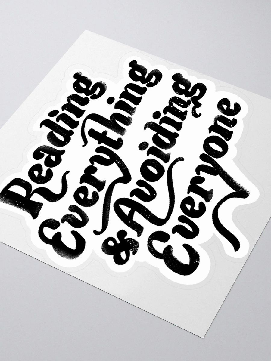 Reading Everything Sticker product image (3)