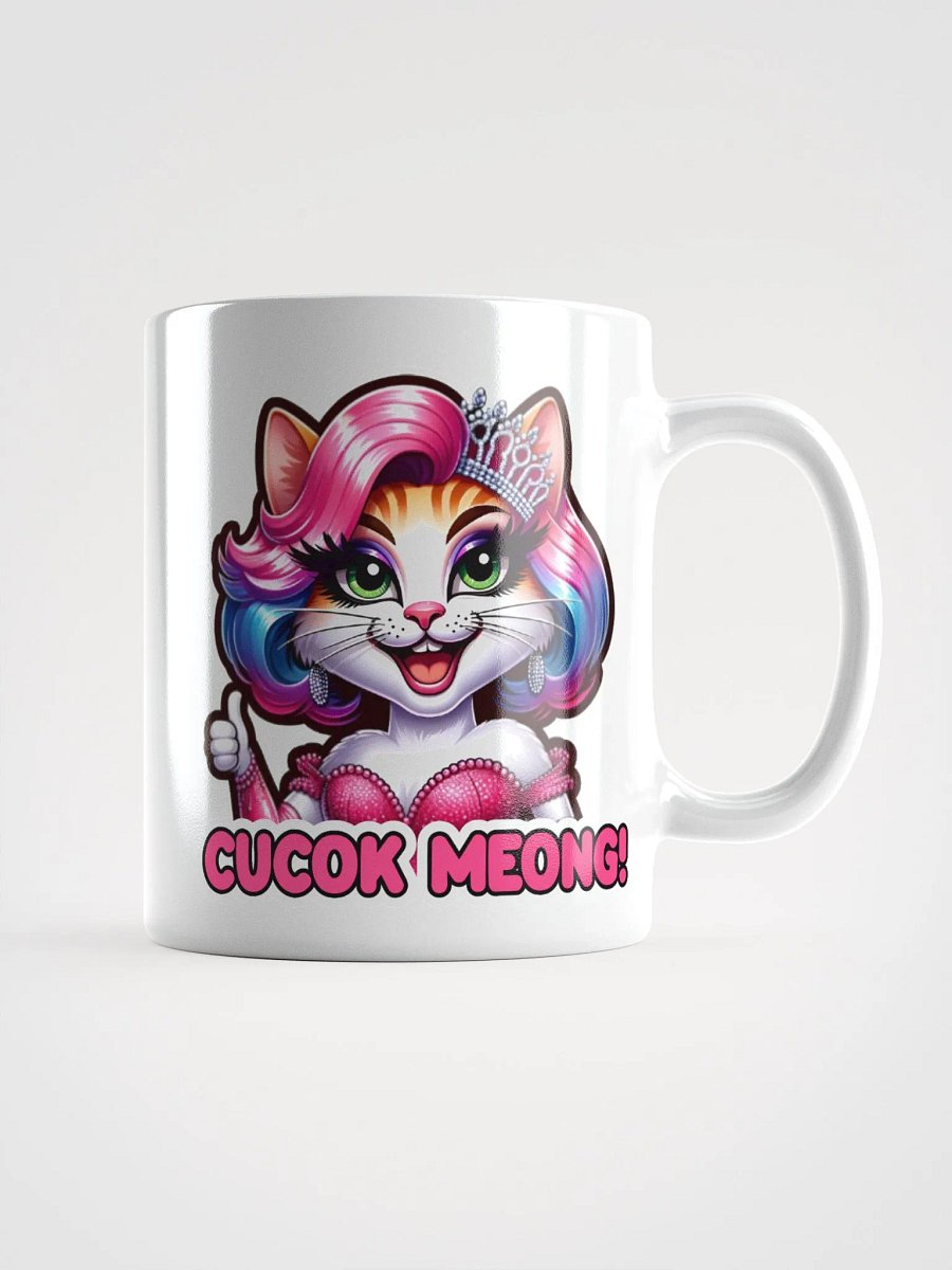 Cucok Meong! White Glossy Mug product image (2)