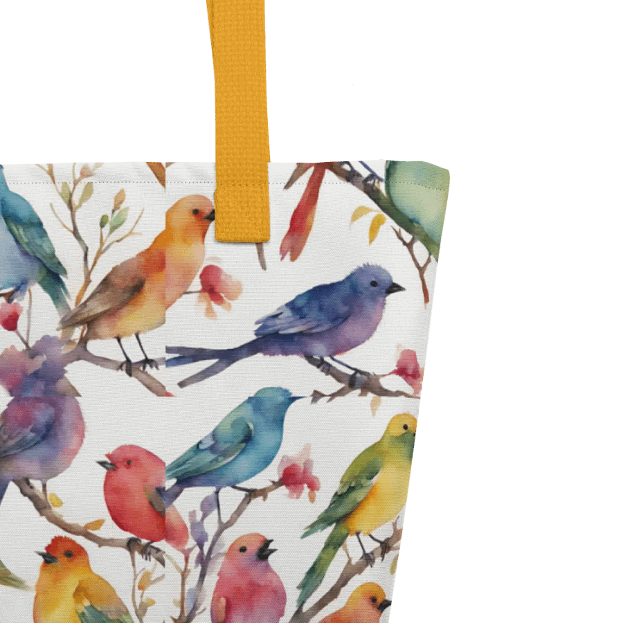 Multi Coloured Birds Tote Bag product image (5)