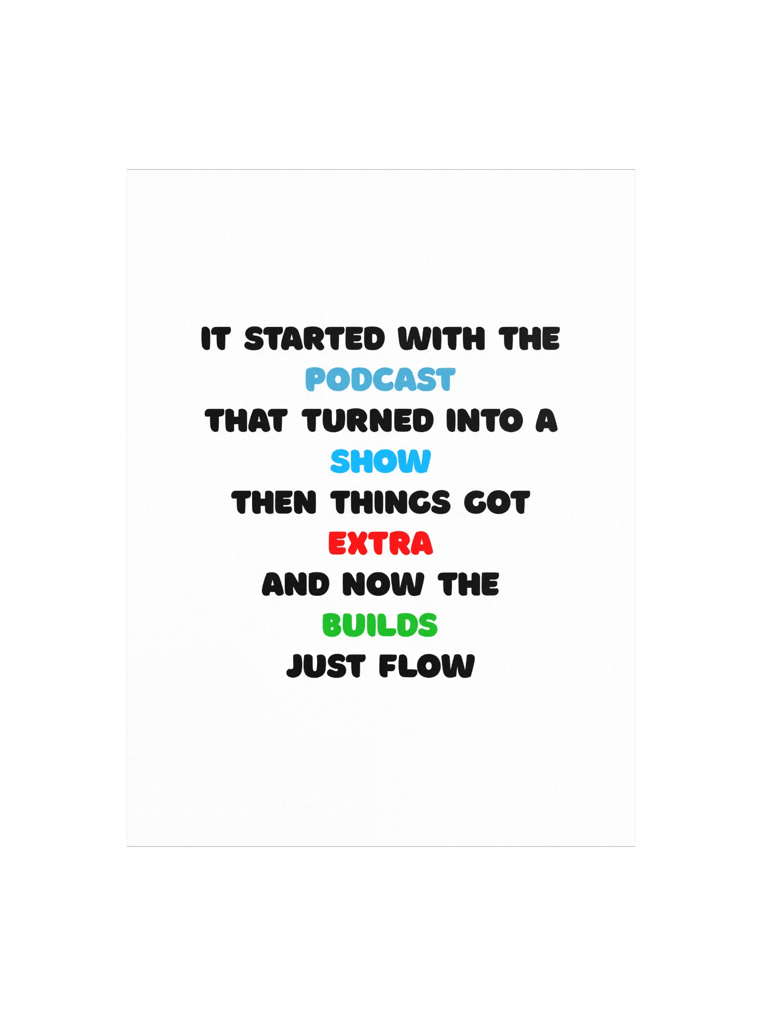 The TDW Story Poster product image (1)