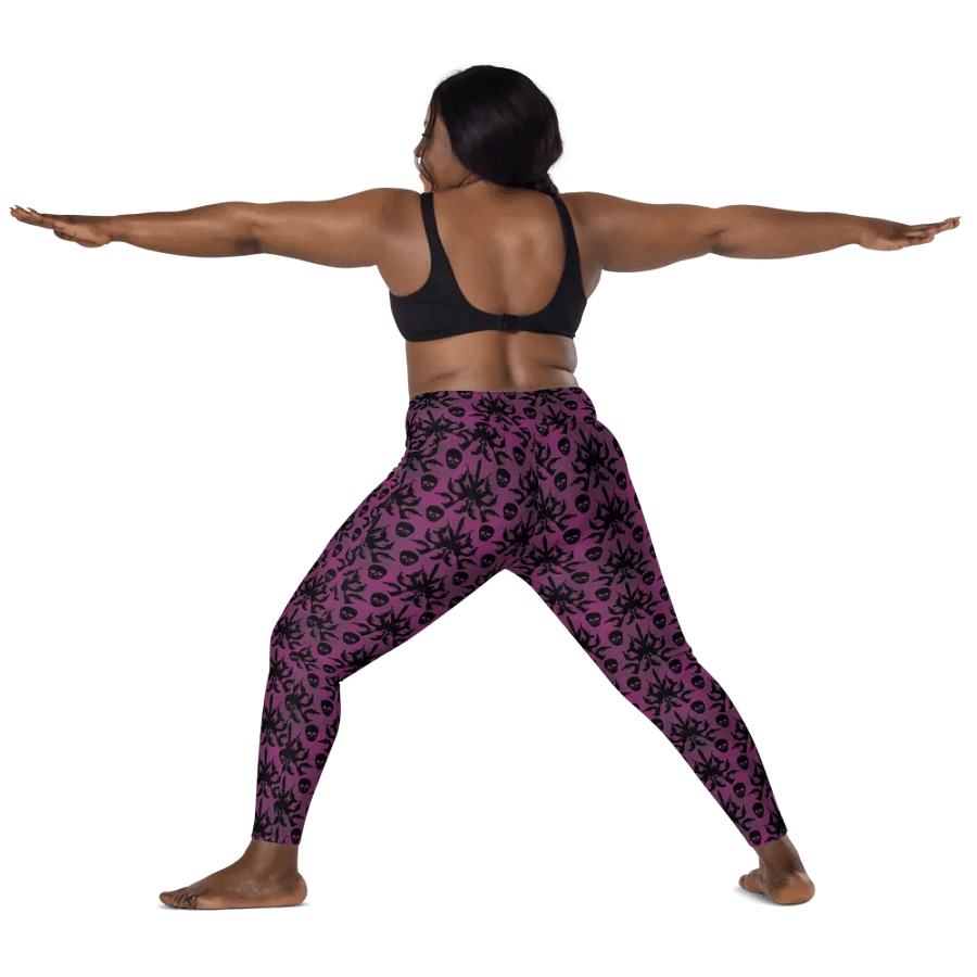 Gothic 2A High Waist Pocket Leggings - Pink product image (10)