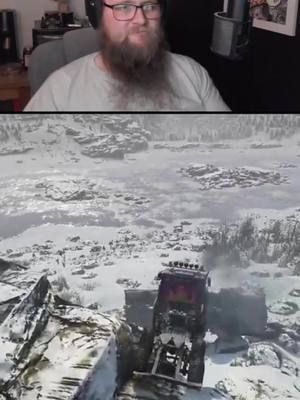 Tiny view attempting to help #funny #fail #snow #fyp #snowrunner @sqizzlar @beardedtiny