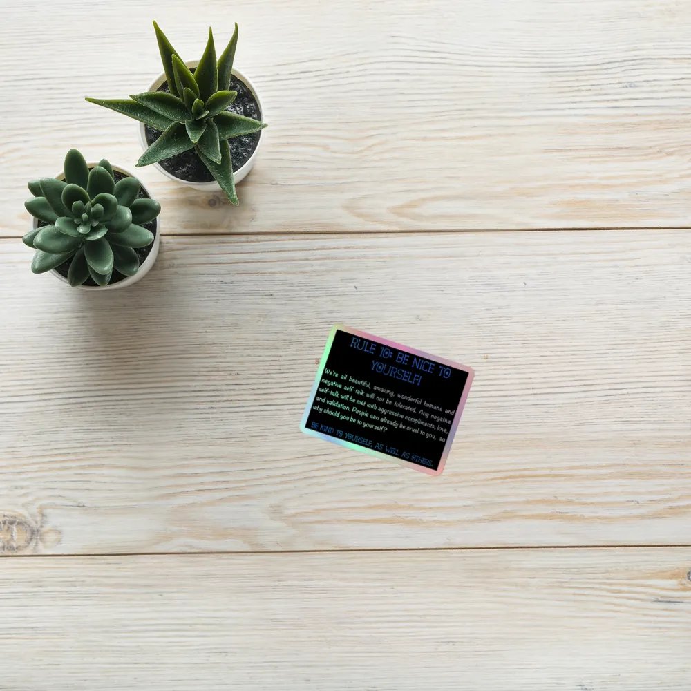 Rule 10 Holo Sticker product image (8)