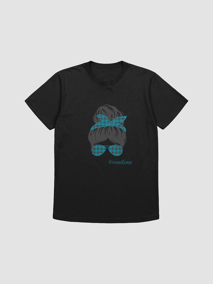 Mom Bun and Wine Tee product image (1)
