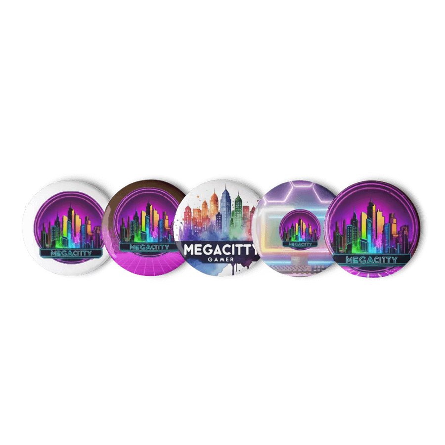 Megacity Pin Button Set product image (1)