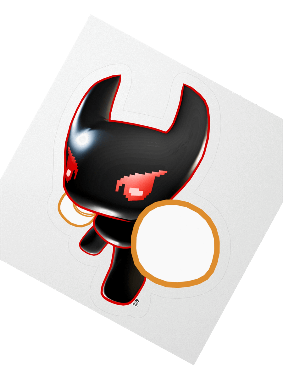 DARK GLOVES Sticker product image (2)