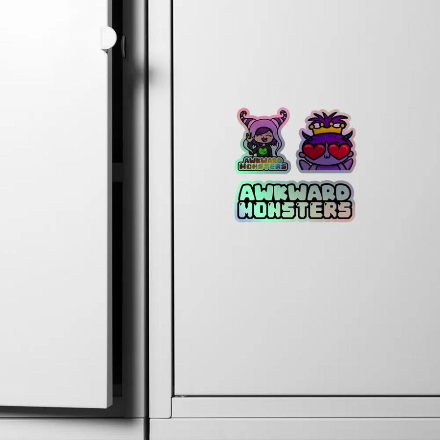 AwkwardMonsters Holo Stickers product image (4)
