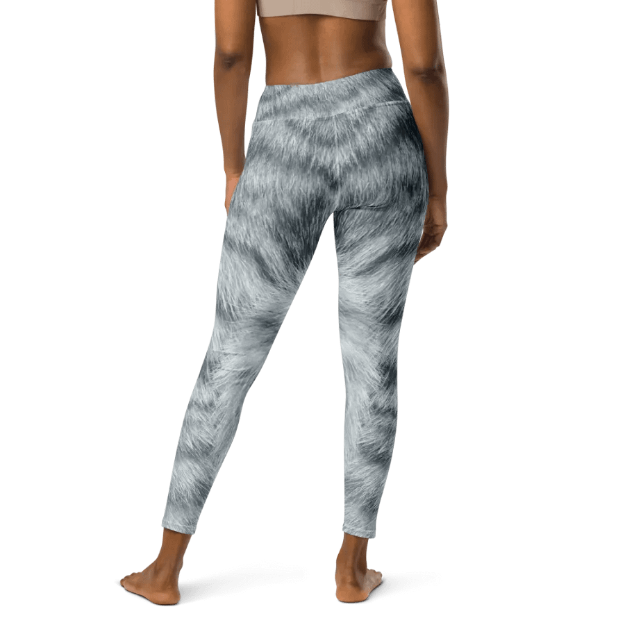 Silver Tabby Cat Yoga Leggings product image (3)